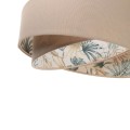 lampa asymetryczna len liście