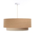 lampa boho len juta