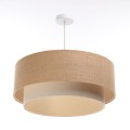 lampa boho len juta