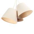 potrójna lampa do pokoju dziecka juta len
