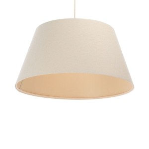 LAMPA WISZĄCA STOŻEK BOHO LEN