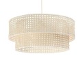 podwójna lampa  rattanowa