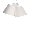 lampa wisząca dzwonki jasny krem