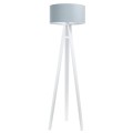 lampa podłogowa trójnóg błękitna