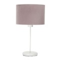 lampa stojąca różowa