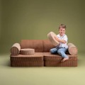 modułowa  kanapa sztruksowa
