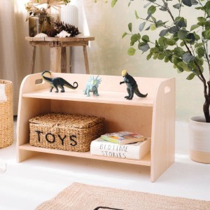 DREWNIANY REGAŁ MONTESSORI NISKI M - SKLEJKOVE