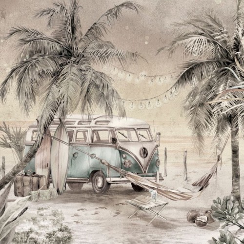 wallpaper surf camp neutral