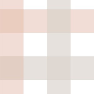 TAPETA PROVENCE CHECK BEIGE PINK BIG - DEKORNIK