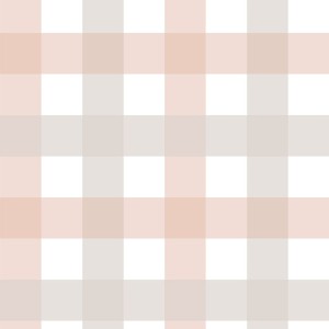 TAPETA PROVENCE CHECK BEIGE PINK MEDIUM - DEKORNIK