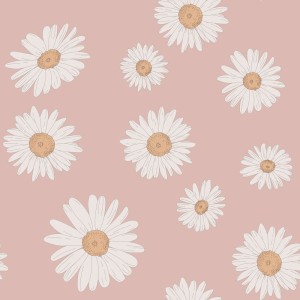 TAPETA TUSCAN DAISIES PINK - DEKORNIK