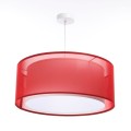 czerwona lampa do pokoju dziecka