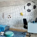 tapeta do pokoju chłopca football