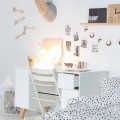 biurko dziecięce biale novelies zara