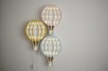 lampka little lights balon musztarda błękit róż