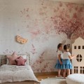 wallpaper cherry pink