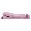 różowa sofa do pokoju dziewczynki