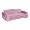 różowa sofa do pokoju dziewczynki