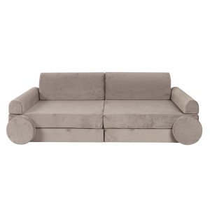 MEOW BABY - SOFA DZIECIĘCA PREMIUM SZARA