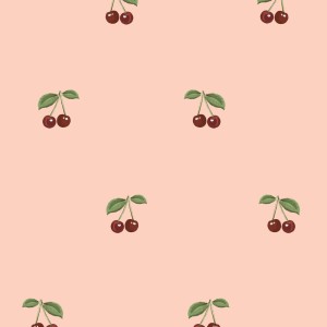 TAPETA LITTLE CHERRIES - DEKORNIK