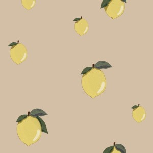 TAPETA LEMONS BEIGE - DEKORNIK