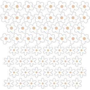 NAKLEJKI STOKROTKI X - PASTELOWE LOVE