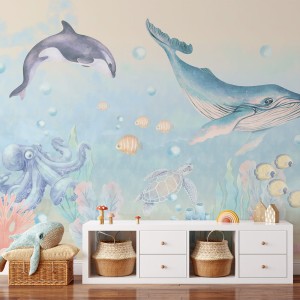 TAPETA OCEAN - PASTELOWE LOVE 