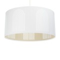 lampa boho tęcza biała
