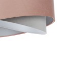 lampa asymetria róż szarość