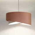 lampa asymetria róż szarość
