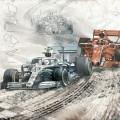tapeta do pokoju chłopca formuła 1