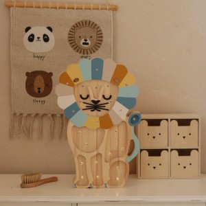 LITTLE LIGHTS -  LION LAMP RETRO RAINBOW