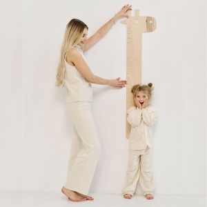 DREWNIANA MIARKA WZROSTU ŻYRAFA - BABYWOOD