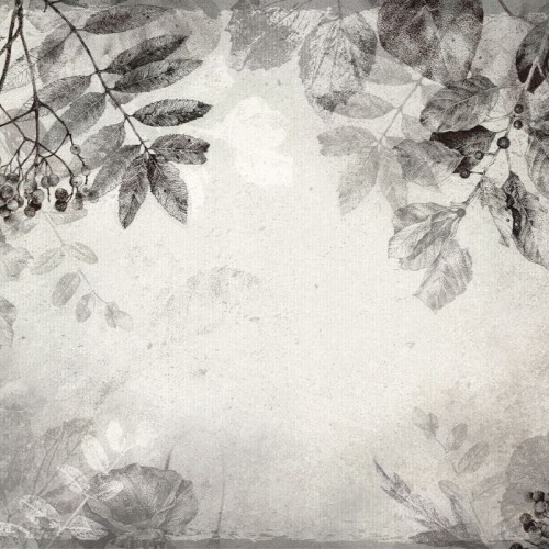 tapeta herbarium warm grey