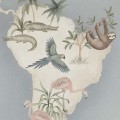 tapeta do pokoju dziecka mural mapa