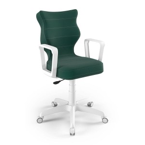 ENTELO - KRZESŁO OBROTOWE DO BIURKA NORM 6 VELVET ZIELONY