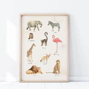 PLAKAT ZWIERZĘTA P353 - YOKO DESIGN