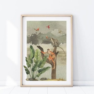 PLAKAT MAŁPY P352 - YOKO DESIGN