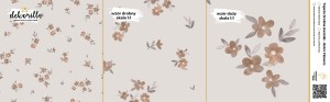 DEKORILLO DROBNE KWIATKI RETRO FLOWERS - PRÓBKA TAPETY