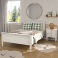 łóżko 200x120 białe ines