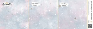 DEKORILLO POLARNY KOSMOS SKY NIEBIESKO-RÓŻOWA - PRÓBKA TAPETY