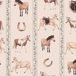 DEKORILLO KONIE ROYAL HORSES - PRÓBKA TAPETY