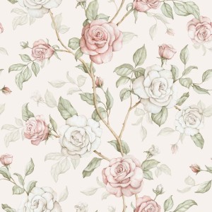 DEKORILLO RÓŻE LADY ROSE - PRÓBKA TAPETY