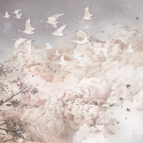 tapeta dream evening white
