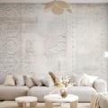 tapeta boho koronka