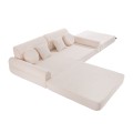 modułowa sofa dla dziecka boucle