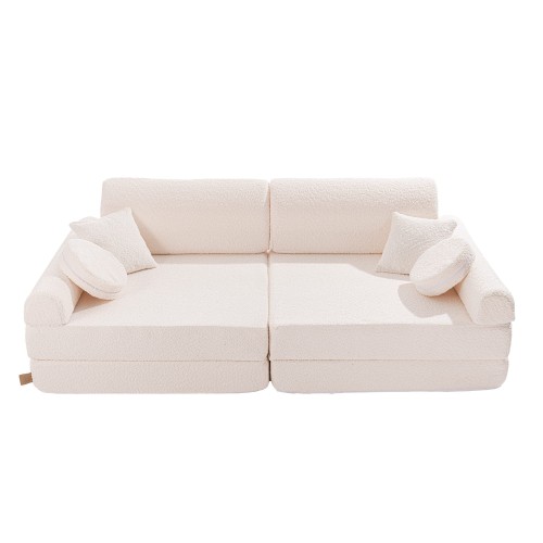 modułowa sofa dla dziecka boucle