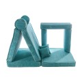 sztruksowa turkusowa sofa dla dziecka