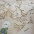 TAPETA MAPA ŚWIATA RETRO