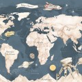 mural mapa swiata
